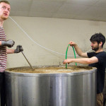 Chris and Owen mashing in