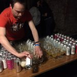 Cloudwater hosting a "Cold vs Old" tasting in the Cellar. Photograph by David Bailey